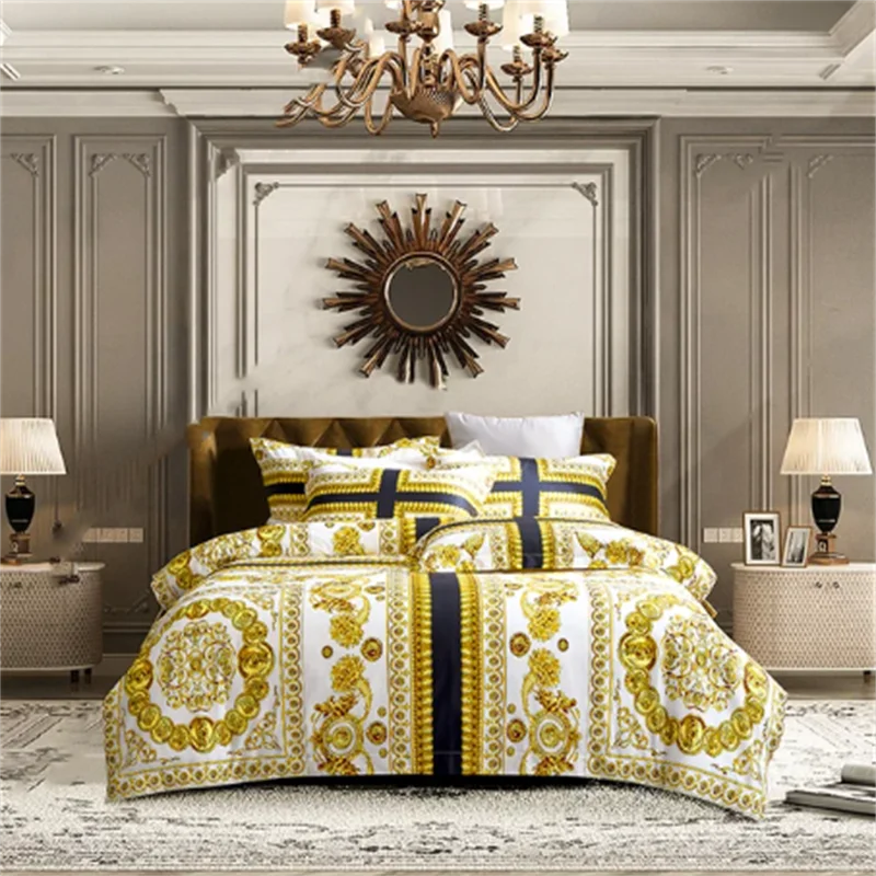 Luxury Modern 3D Digital Print Bedding Set
