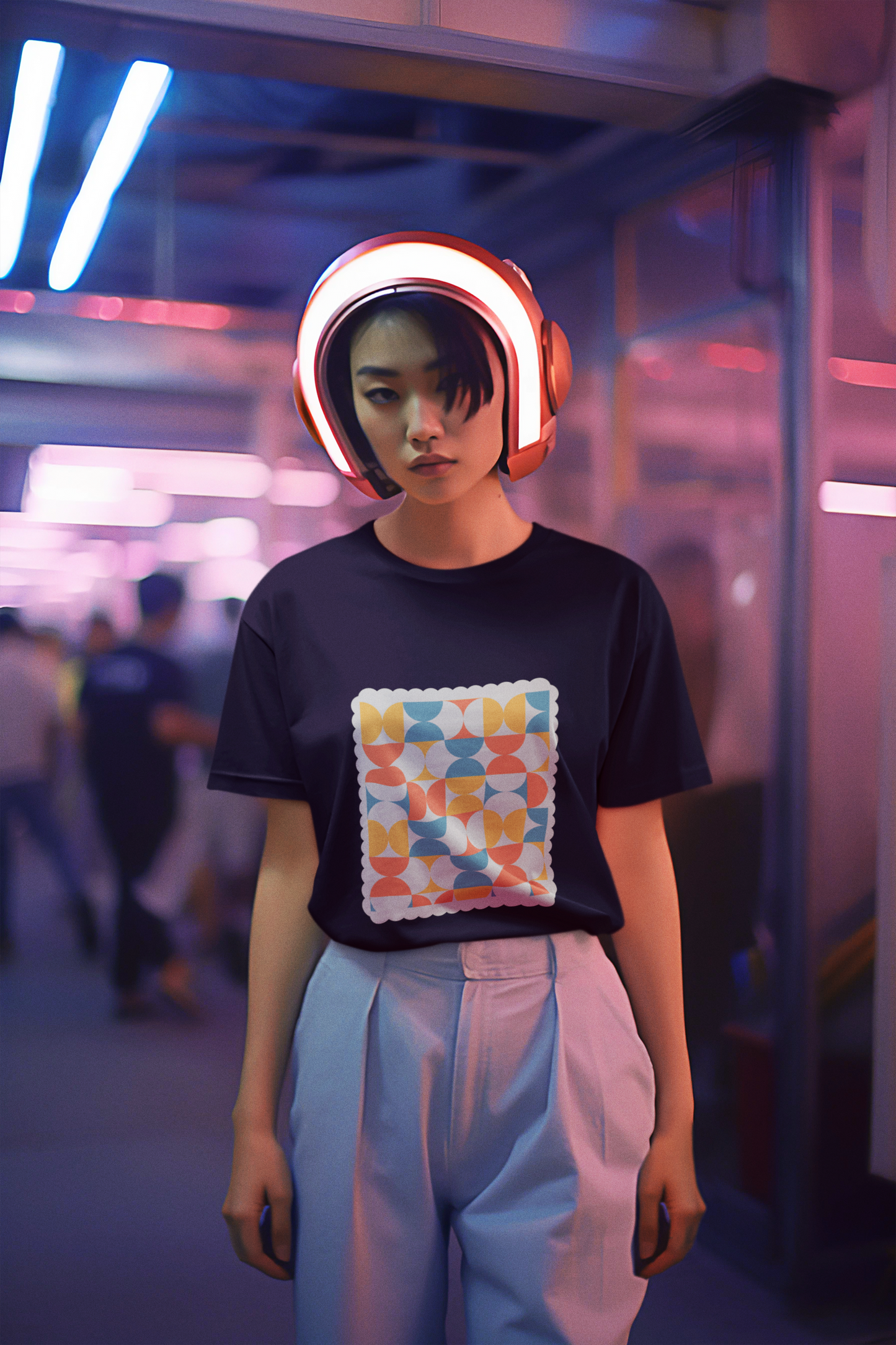Geometric Pattern | Graphic T Shirt | Unisex Softstyle T-Shirt