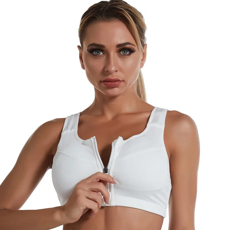 Push-Up Back-Closure Sports Bra