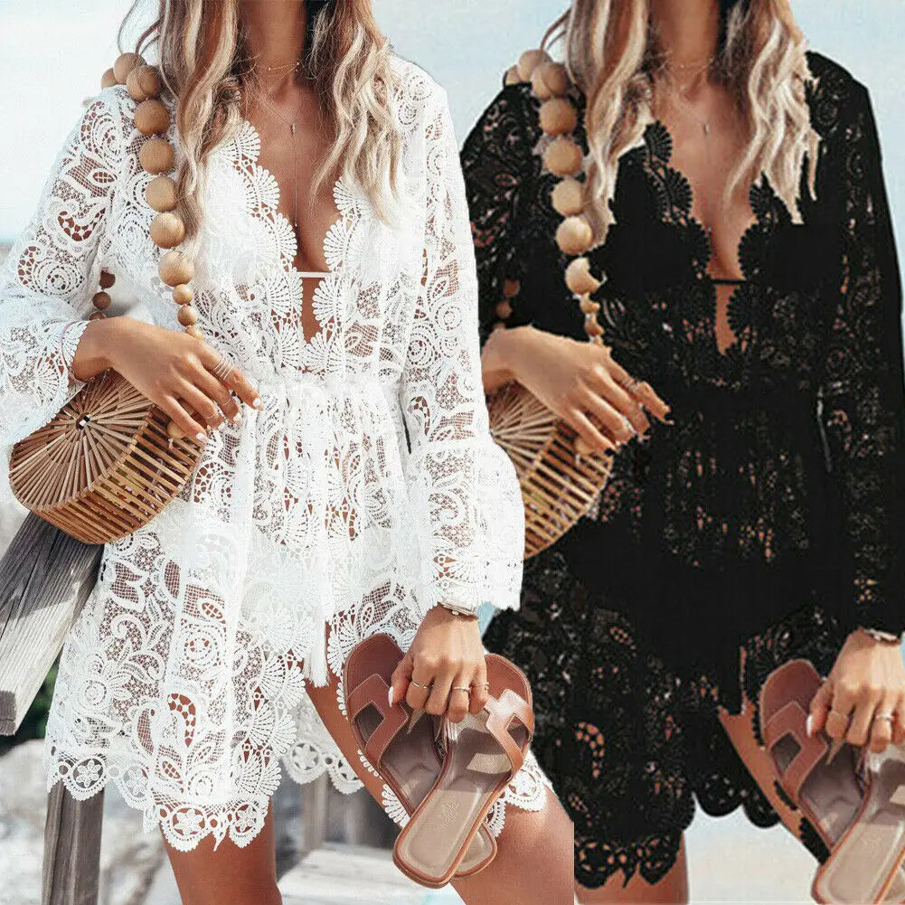 Women’s Lace Bikini Cover-Up
