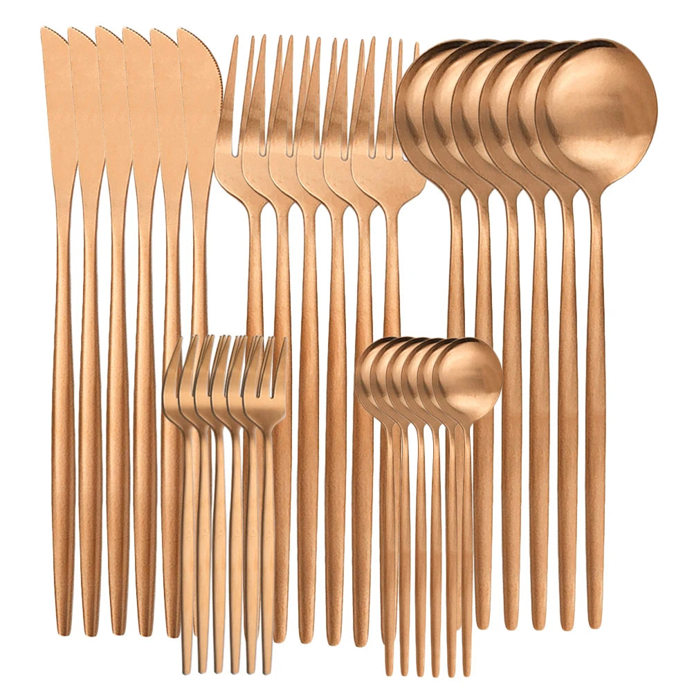 Stainless Steel Western Solid Cutlery Set Edition