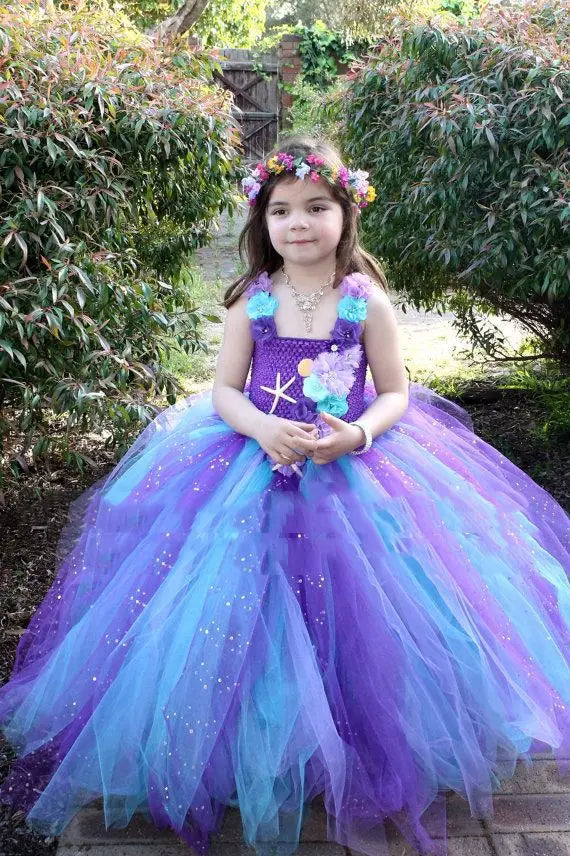 Mermaid Tulle Ball Gown Costume