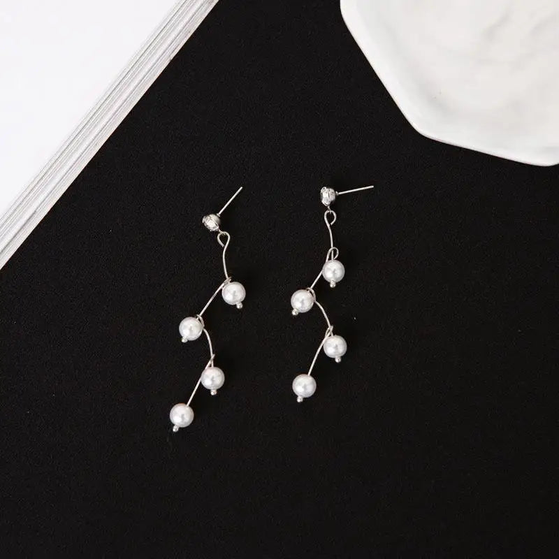 Korean Pearl Clavicle Necklace