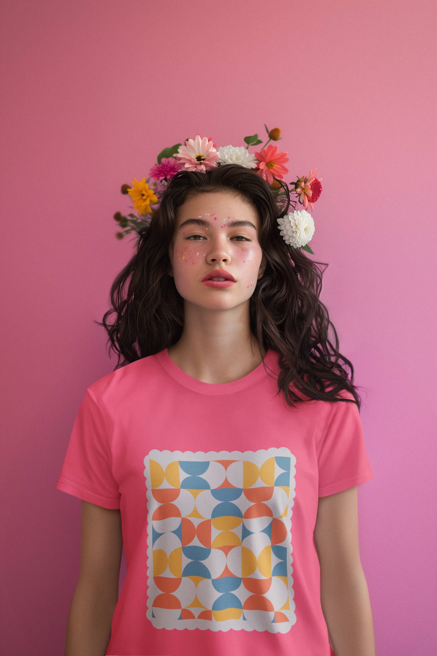 Geometric Pattern | Graphic T Shirt | Unisex Softstyle T-Shirt