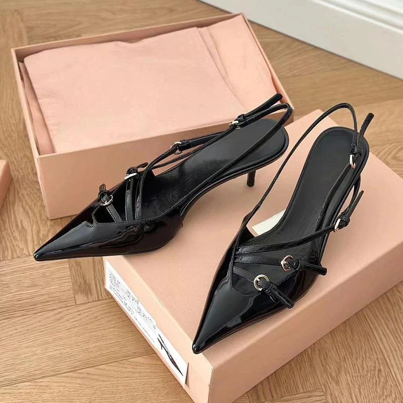 Luxury Buckle High Heels