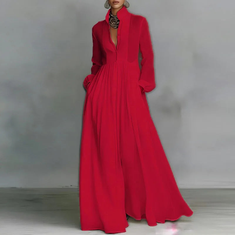 Sheer Lantern Sleeve Dress