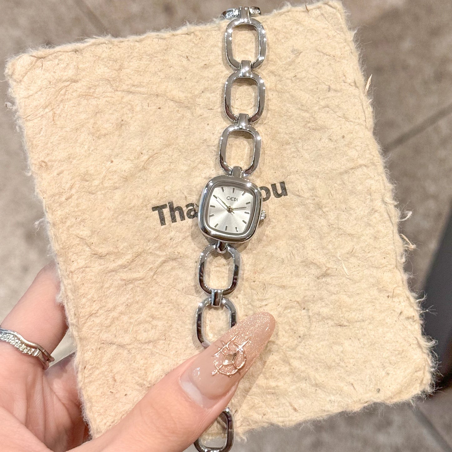 Square Diamond Watch