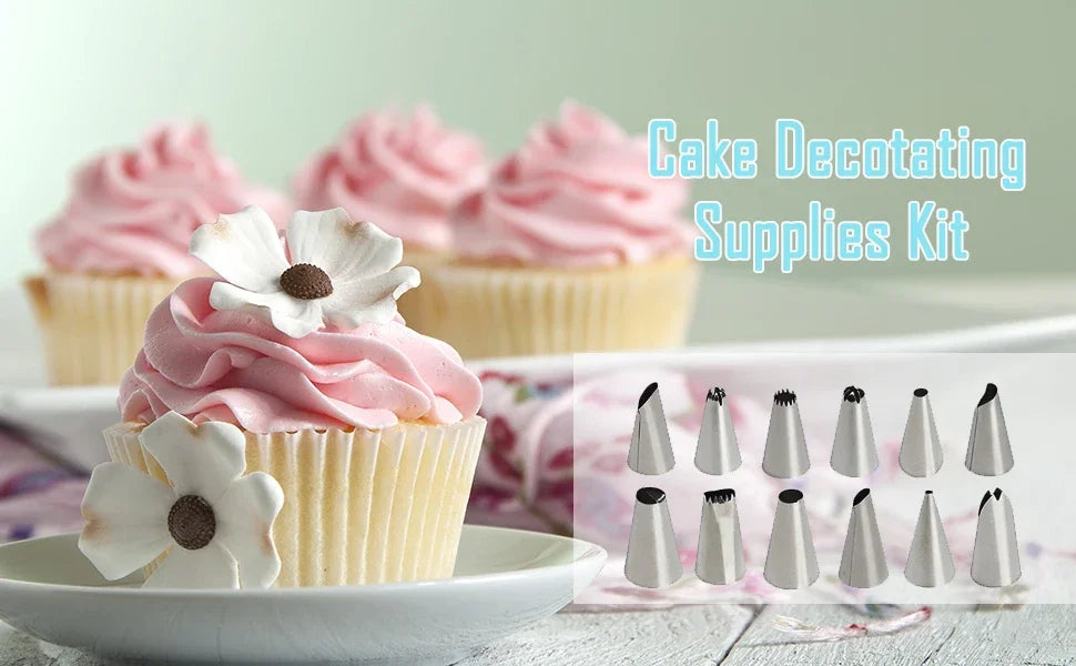 Metal Pastry Set Piping Bags