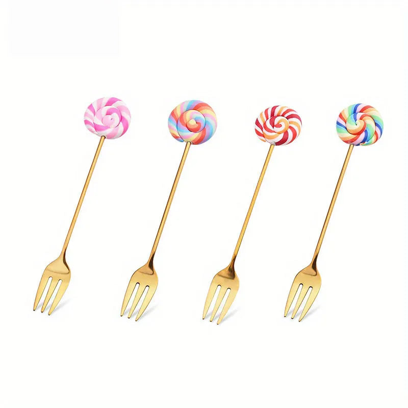 Metal Korean Style Creative Fork