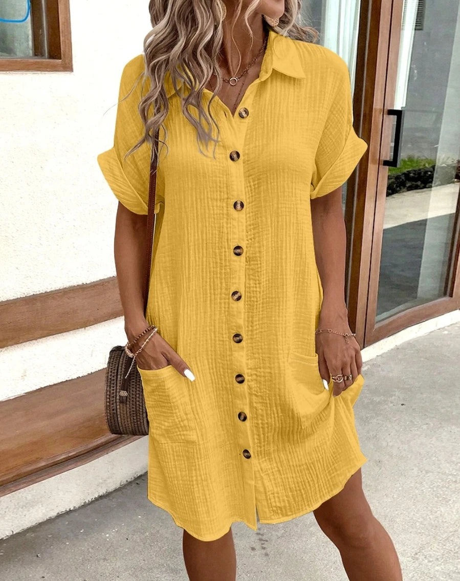 Vintage Cotton Mini Dress