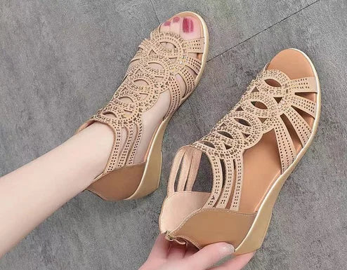 Open Toe Wedge Sandals