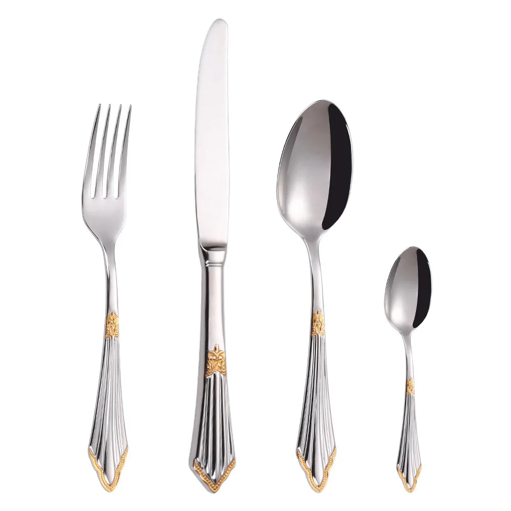 Metal Silver Cutlery Set Business Gifts
