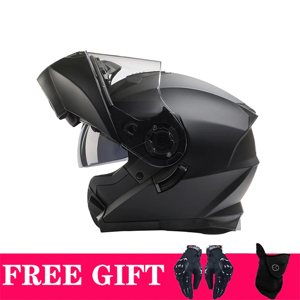 BLD-162 Double-Visor Flip-Up Helmet