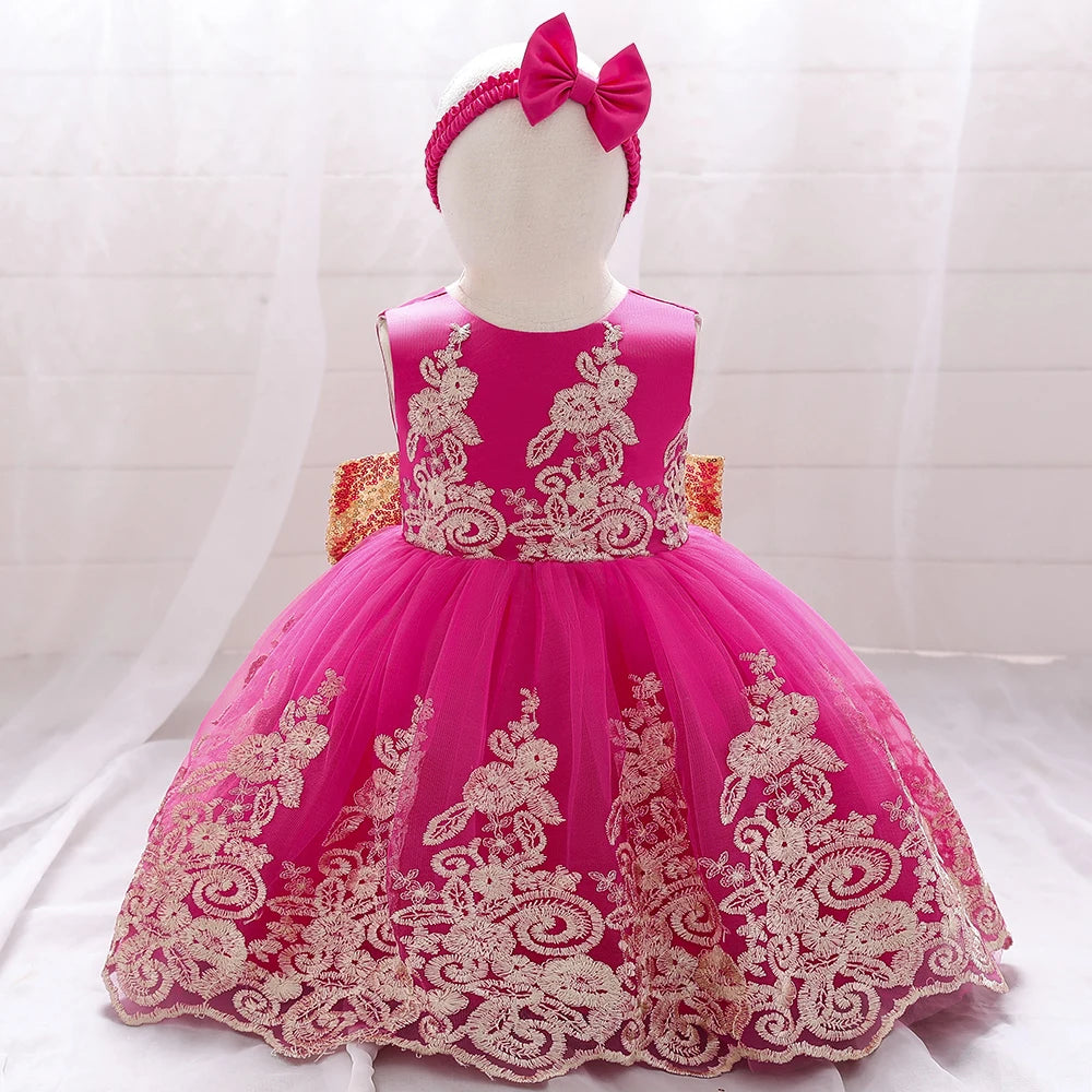 Princess Floral Tulle Dress