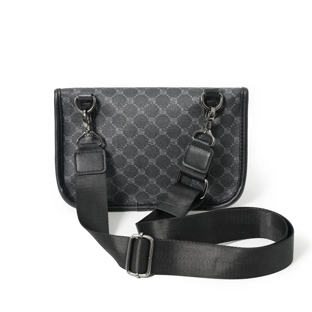 Plaid PU Leather Fanny Pack