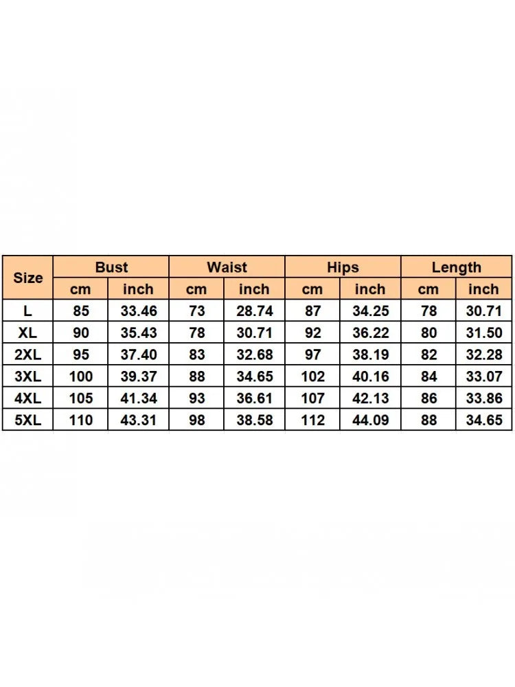 L-5XL Plus Size High Waist Push Up Swimsuit