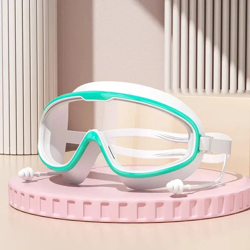 Adult Electroplated Large Frame Swimming Goggles
