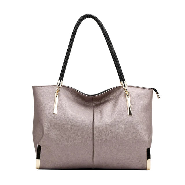 Foxer Sequined Leather Tote