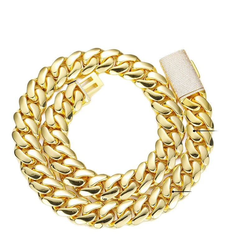 Hiphop Gold Cuban Chain Pure