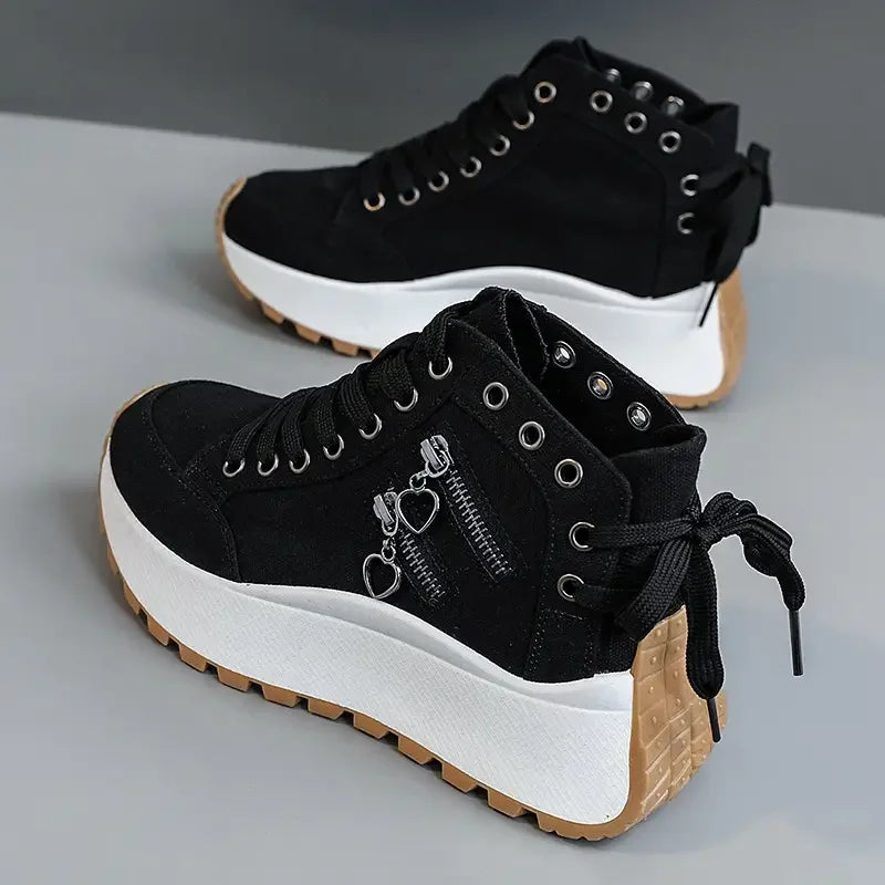 Women’s High-Top Canvas Sneakers