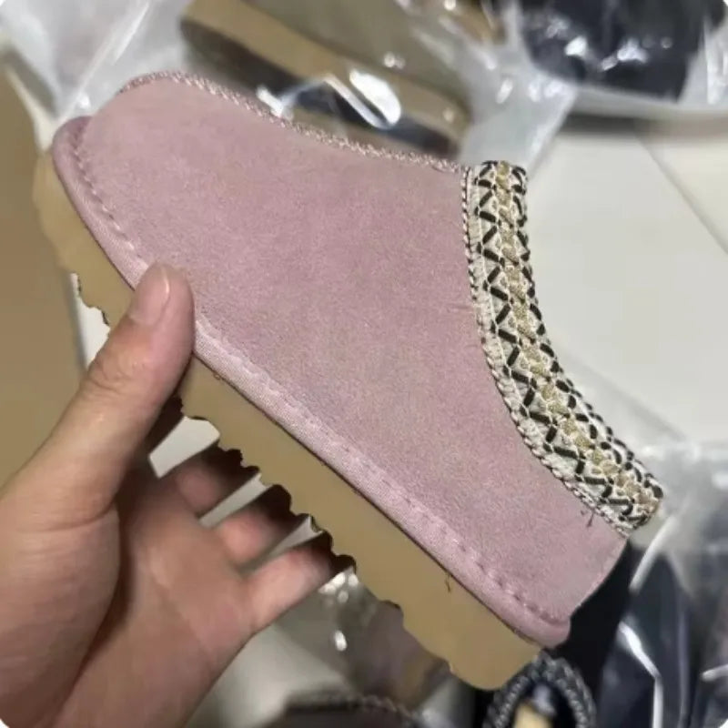 Plush-Lined Ankle Boots