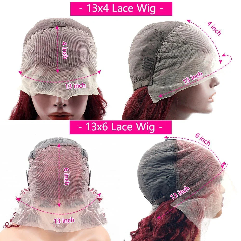 Burgundy HD Lace Wig