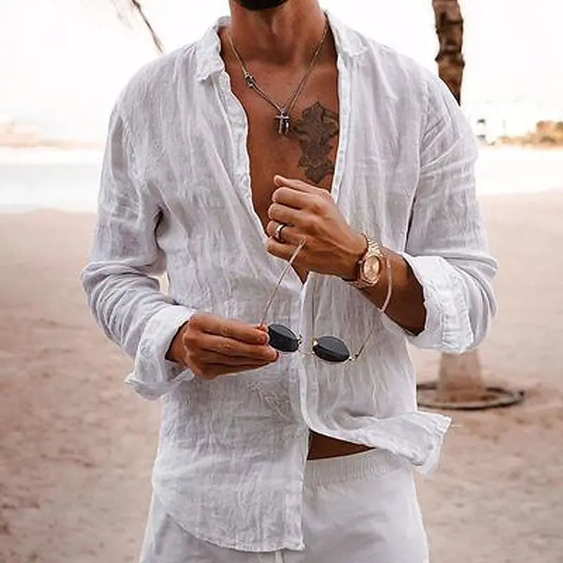 Men's Casual Lapel Shirt