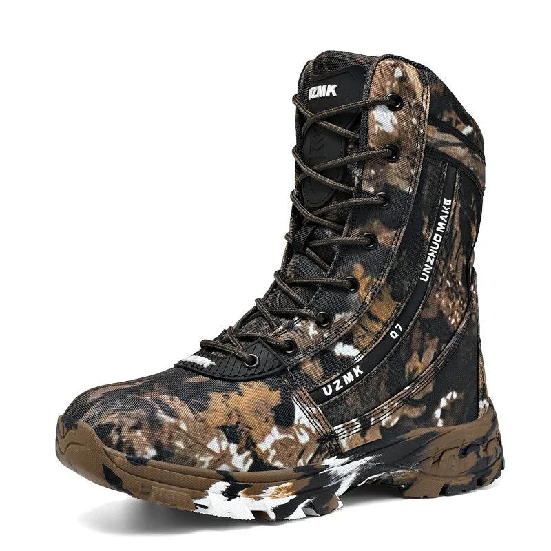 Camouflage Waterproof Trekking Boots