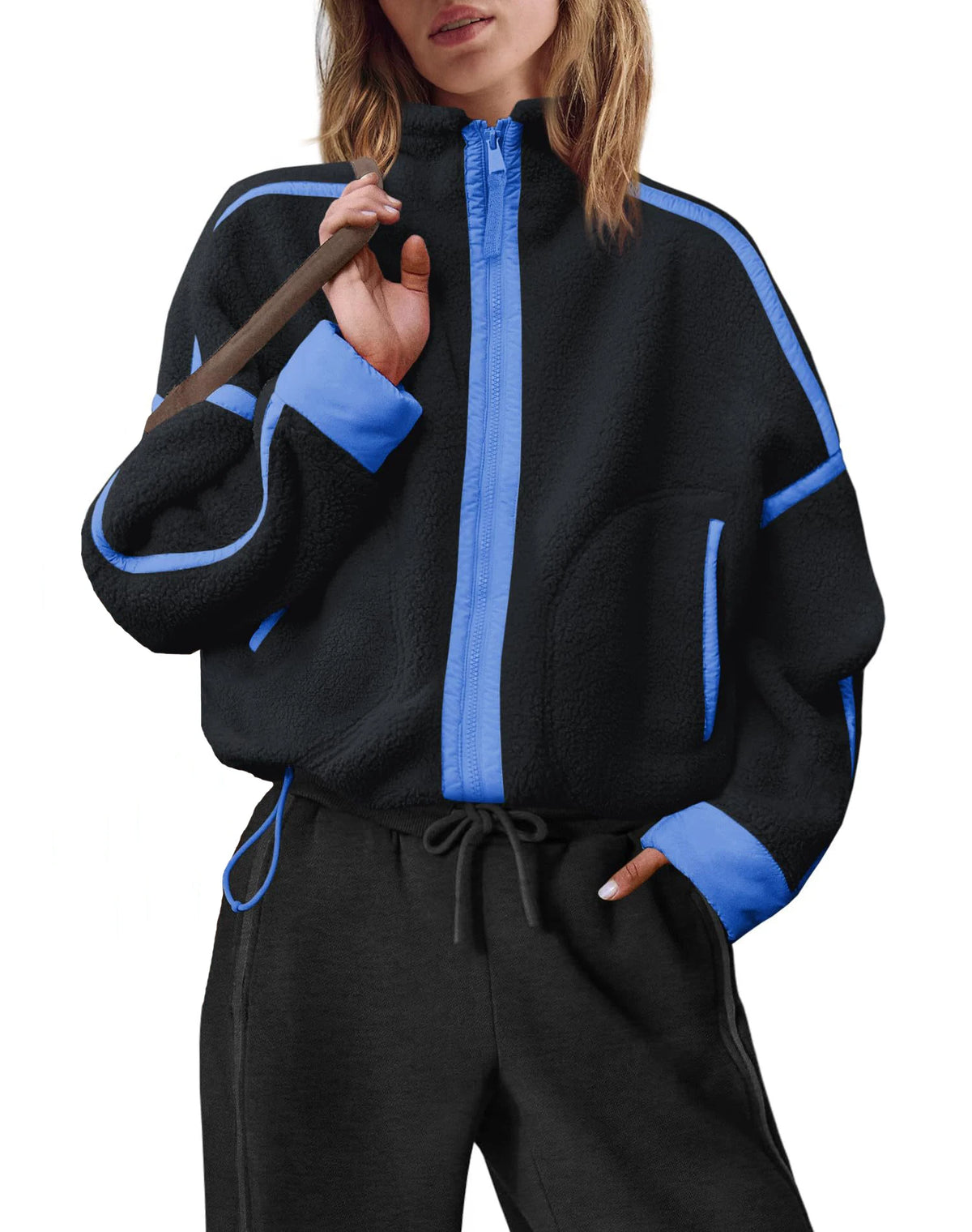 Sherpa Fleece Zip Jacket