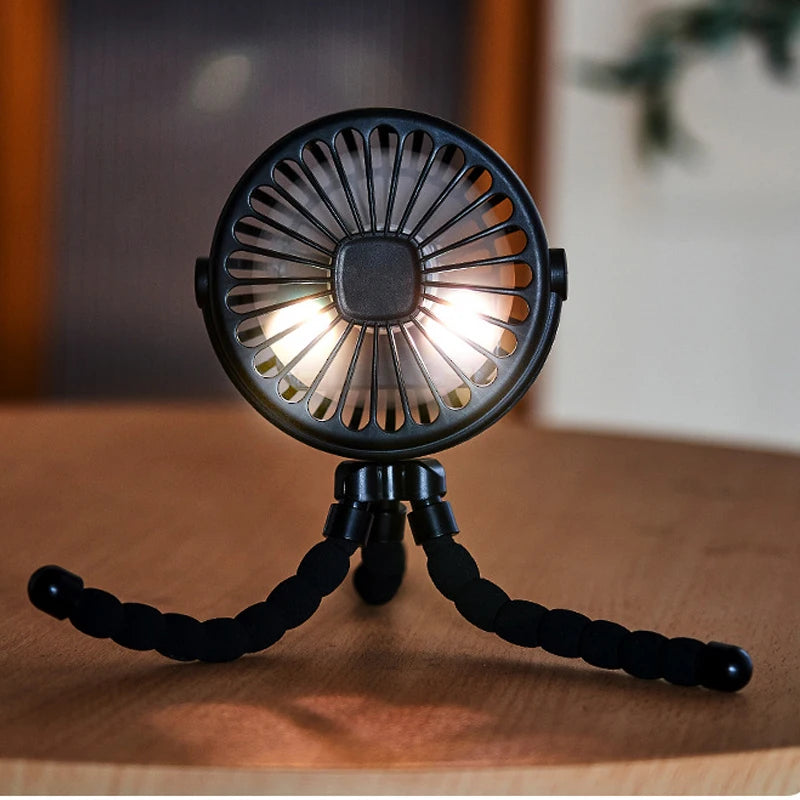 USB Rechargeable Clip On Baby Stroller Fan