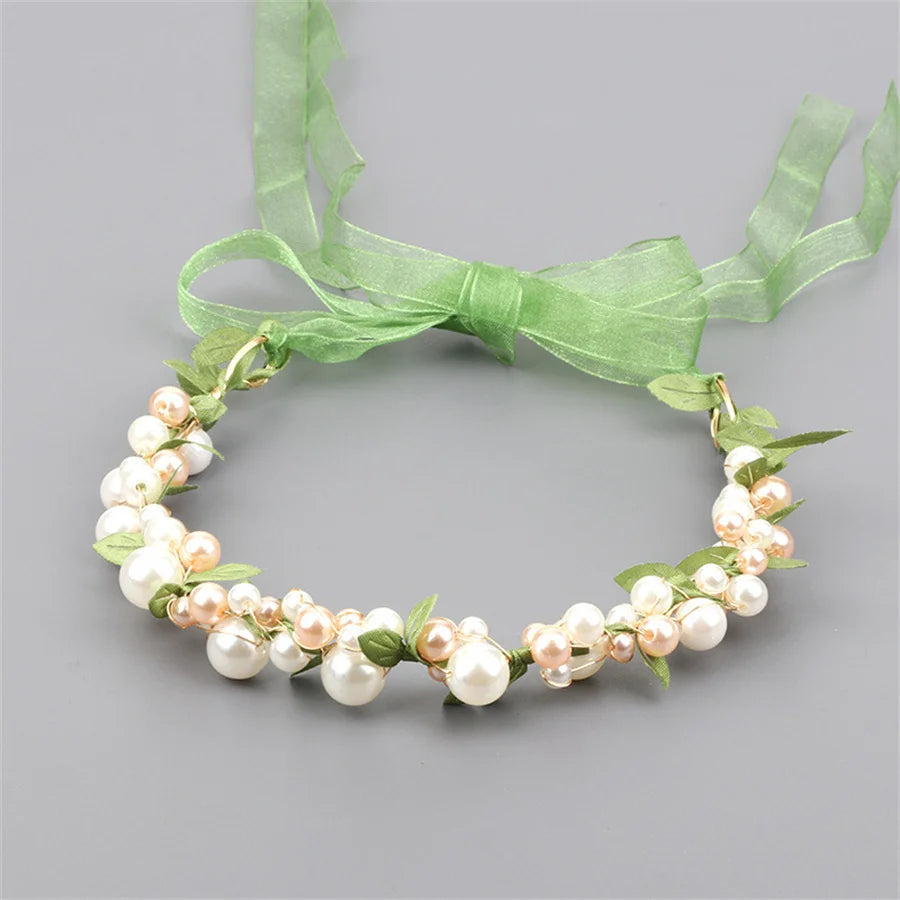 Pearl Ribbon Headband