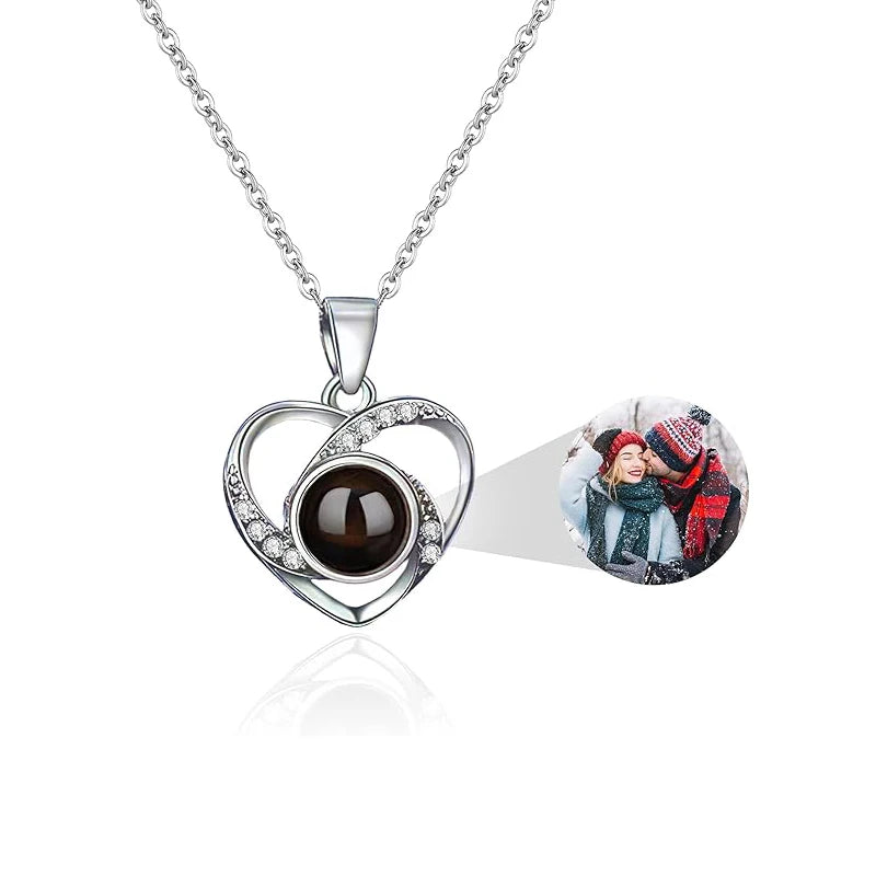 Personalized Photo Projection Necklace