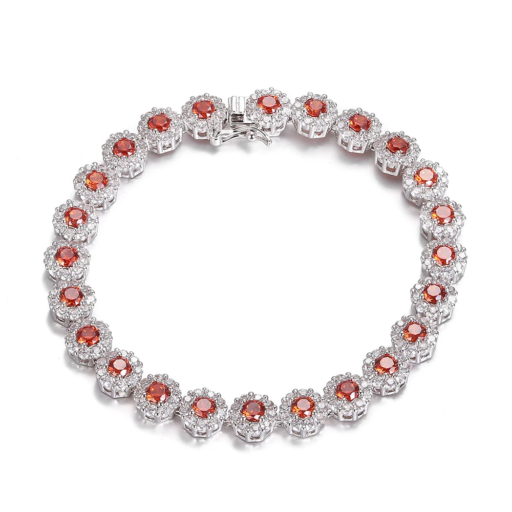 Sparkling Zircon Tennis Bracelet