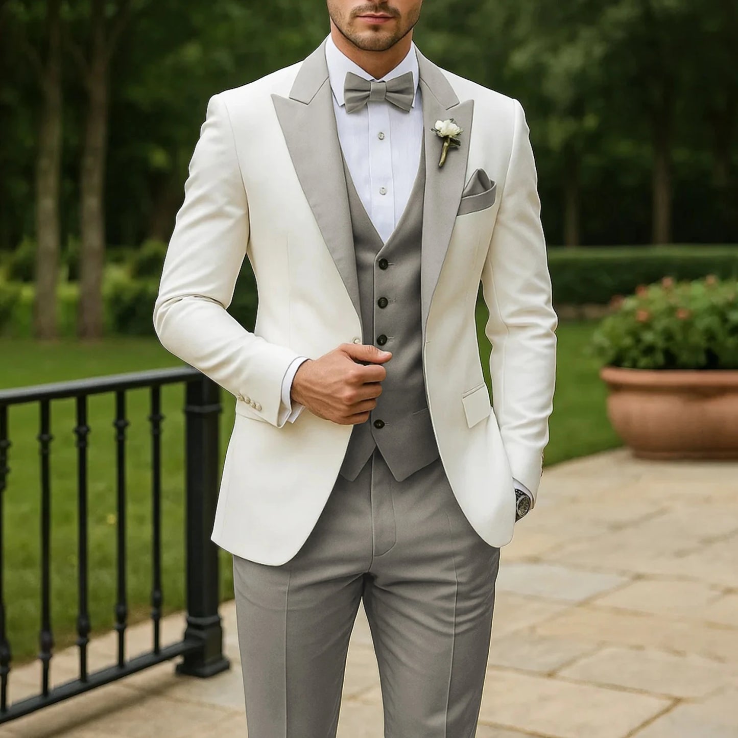 Formal Groom Groomsman Wedding Suit