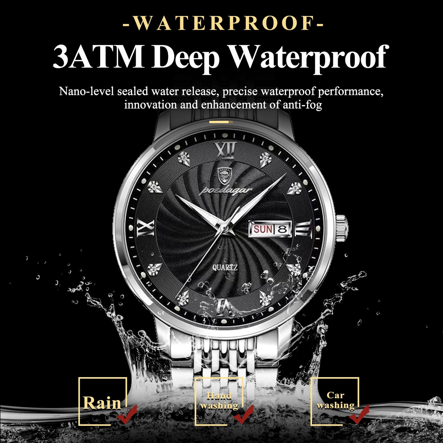 Quartz Luminous Men Watch