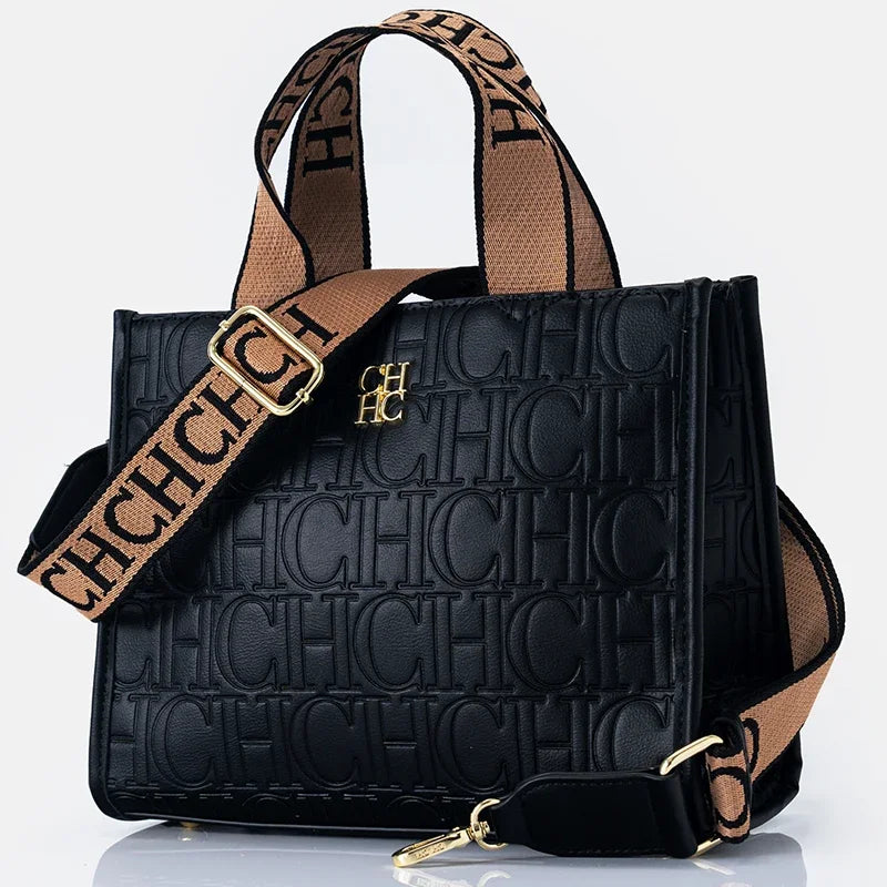 Monogram Print PU Tote