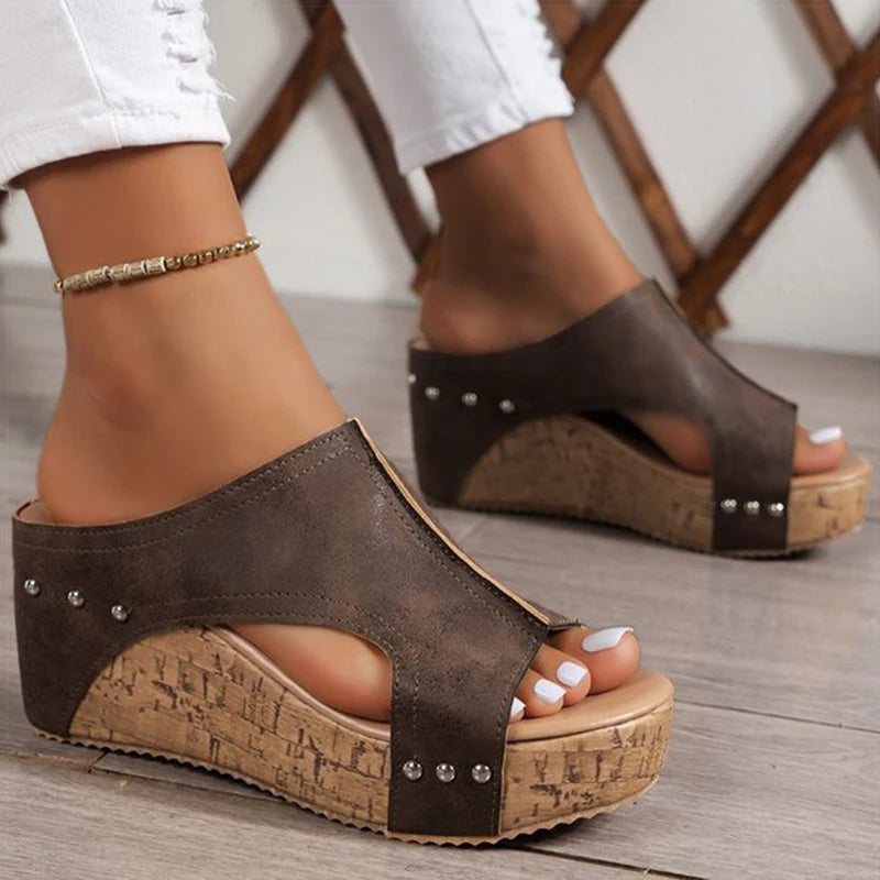 Peep Toe Wedges