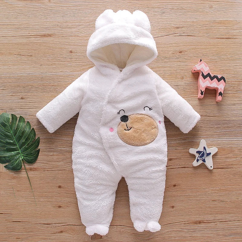 Cute Plush Baby Romper