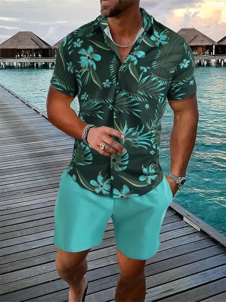 3D Print Hawaiian Shirt Set