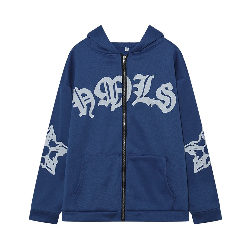 Street Style Zip Hoodie