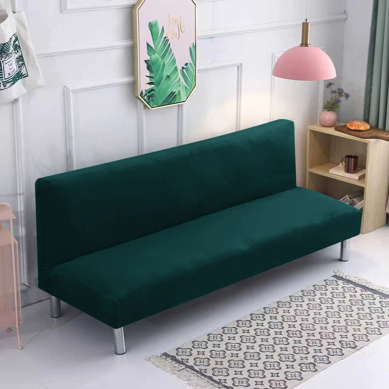 Velvet Sofa Bed Cover