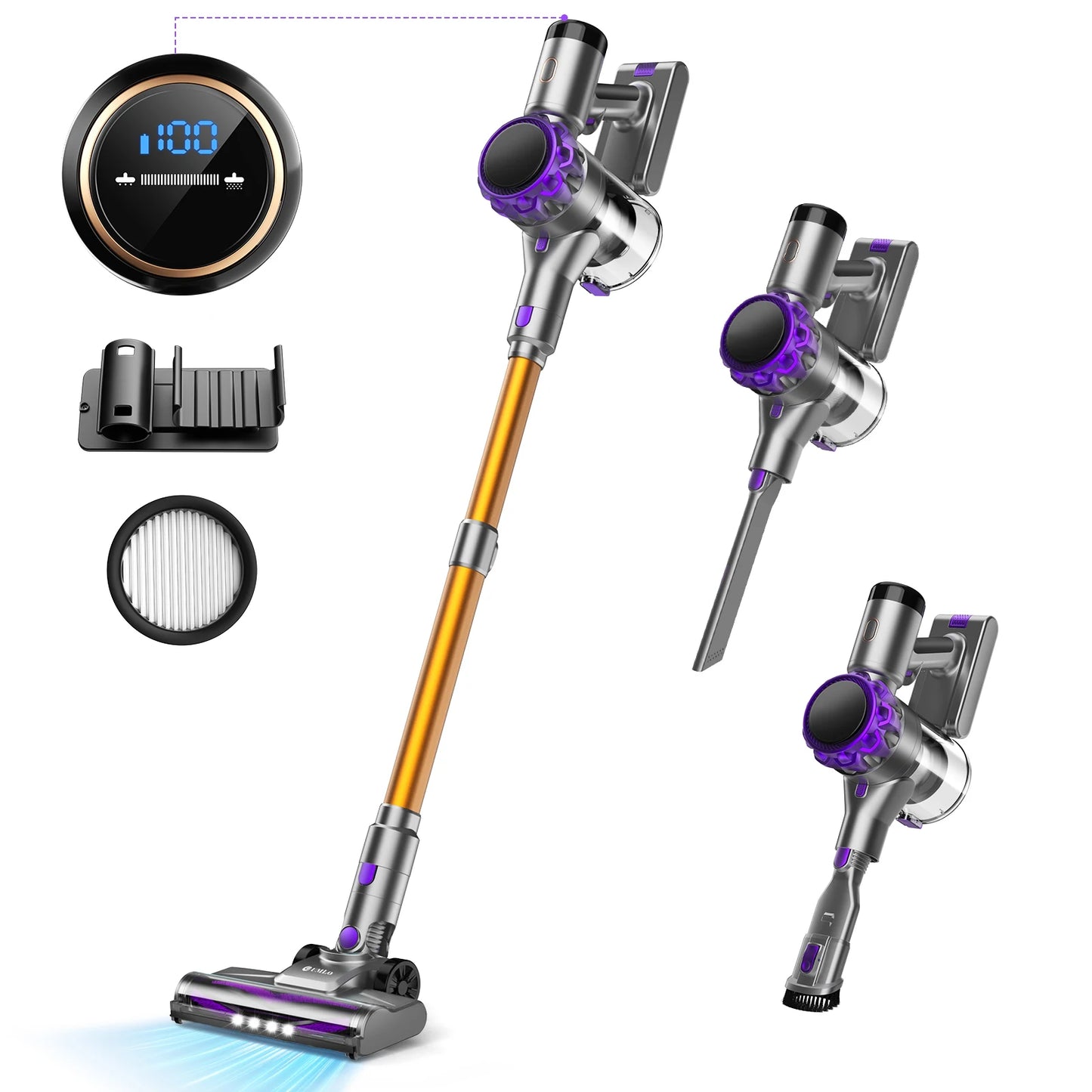 Cordless Touchscreen Vacuum Cleaner