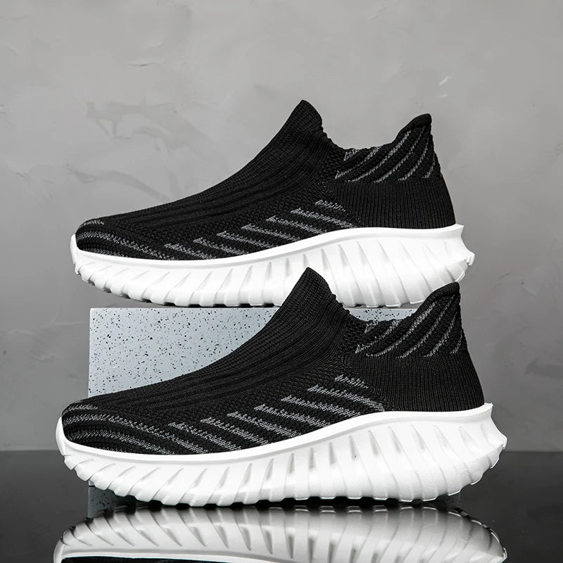 Thick-Sole Sock Running Sneakers