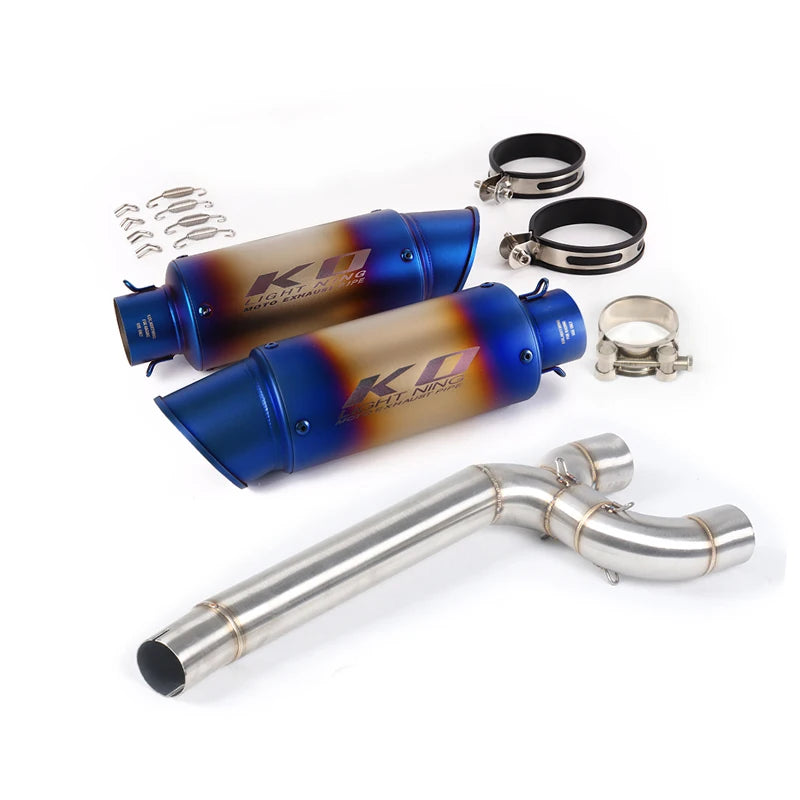Yamaha FZ6/FZ6N/FZ6S Exhaust Mid-Pipe Pair with DB Killer