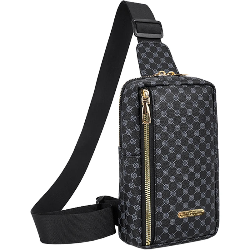 Multi-Zip Chest Bag