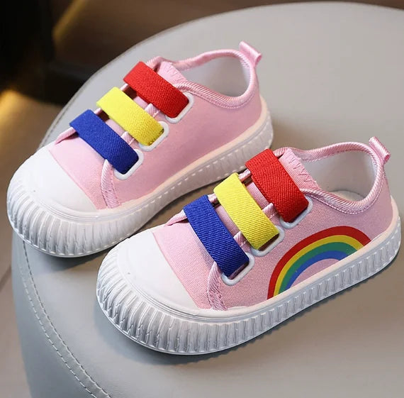 Rainbow Canvas Sneakers