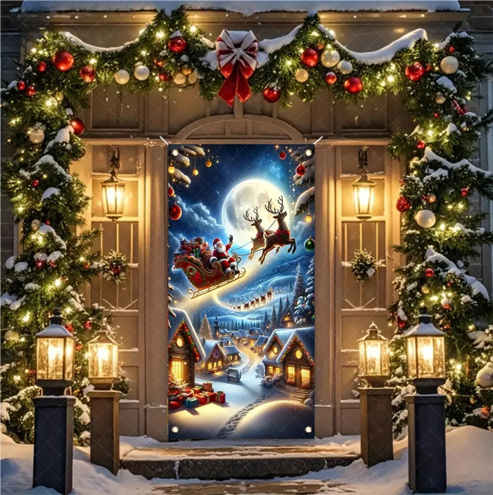 Christmas Santa Door Banner
