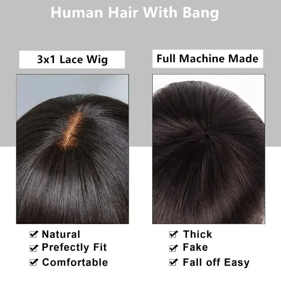 Middle Part Lace Wig