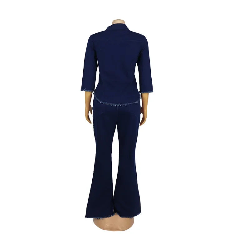 Female Jean Jacket Set