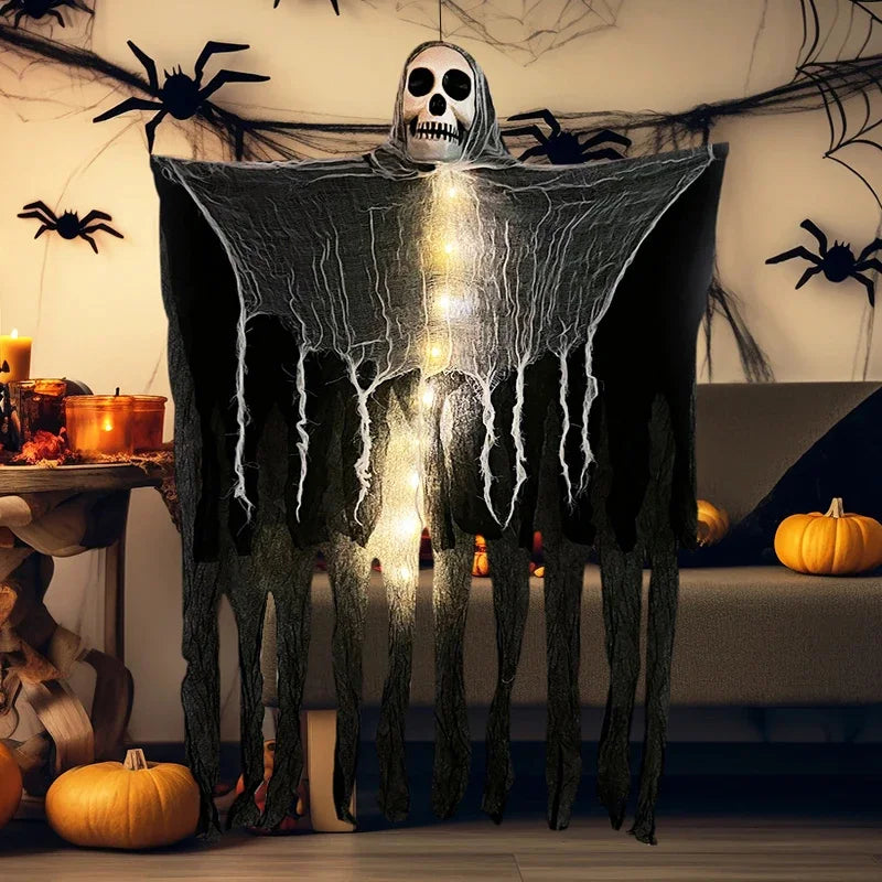 LED Glowing Hanging Skull